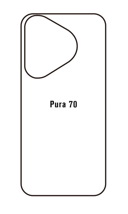 Huawei Pura 70| Meilleure Protection Pour écran (Arrière)