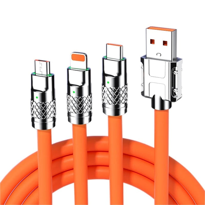 Câble de Charge Renforcé | Pour USB TypeC et Lightning