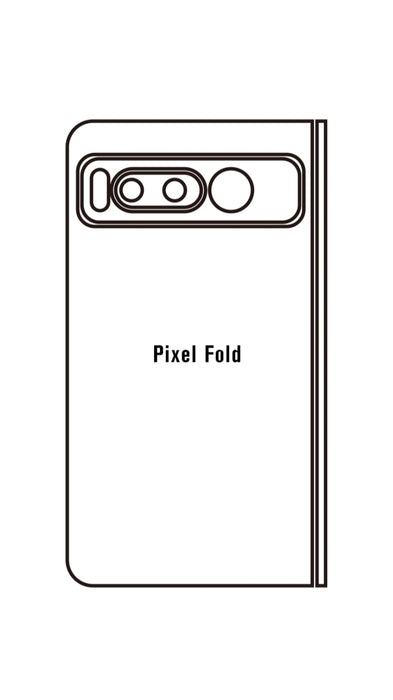 Google Pixel Fold  | Meilleure Protection Pour écran (Arrère)