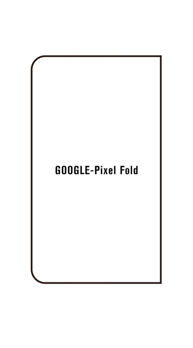 Google Pixel Fold  | Meilleure Protection Pour écran (Avant/Gauche)