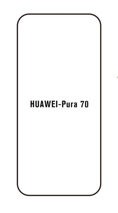 Huawei Pura 70 | Meilleure Protection Pour écran (Avant)