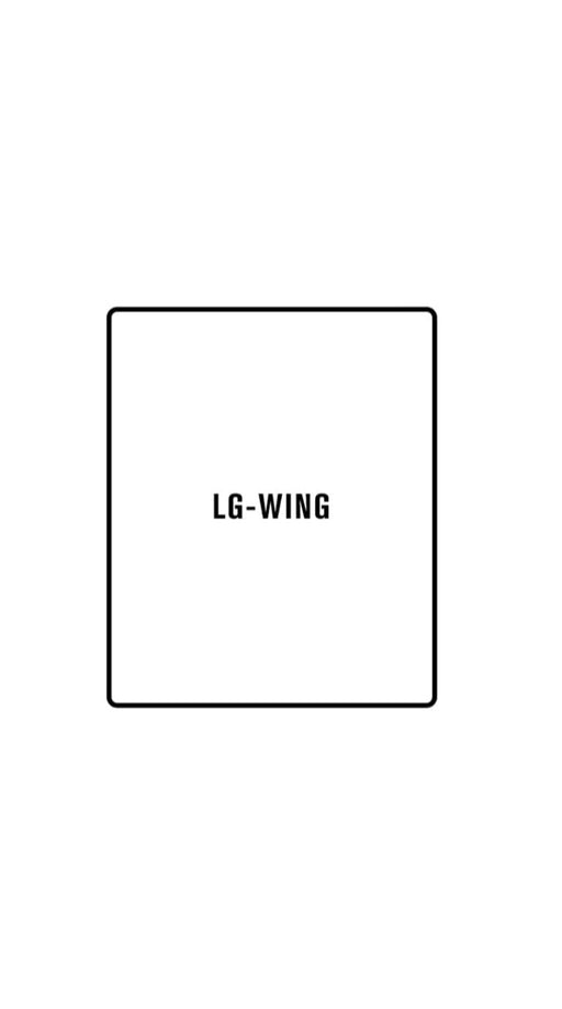 LG Wing 5g | Meilleure Protection Pour Petit écran Incurvé (Avant)