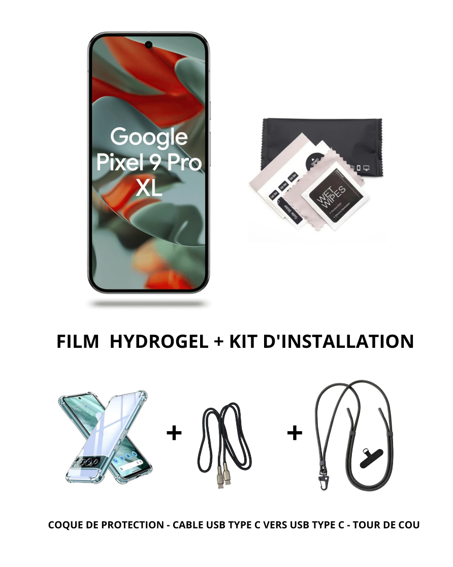 Protecteur Caméra Holilo Pour Google Pixel 9 Pro - 2 Pièces Verre Trempé 9H - Anti-rayures Et Ultra-transparent