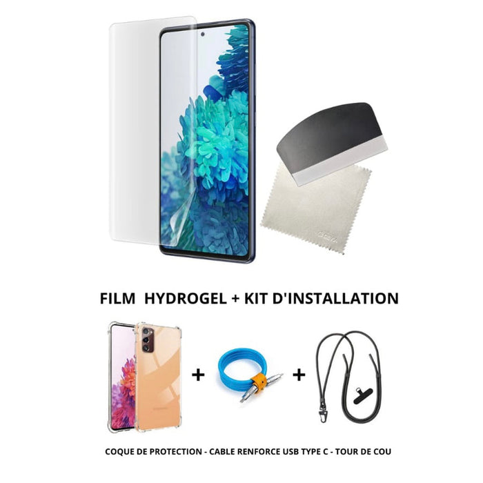 Protection Samsung Galaxy S20 FE  Pack Intégrale : Film Hydrogel