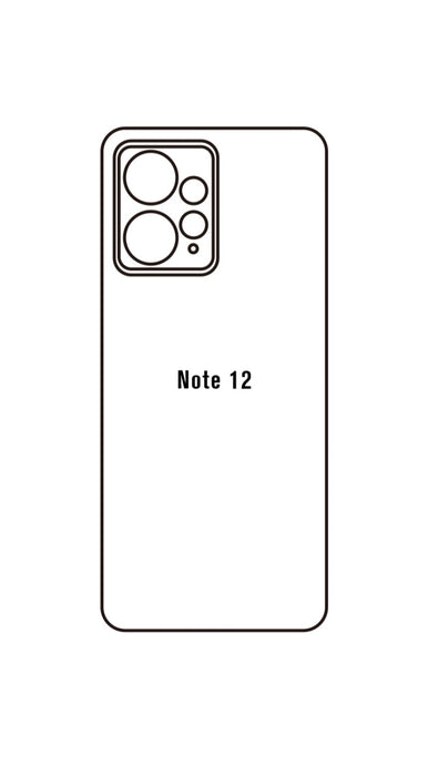 Redmi Note 12 4G Meilleure Protection Pour écran Arrière