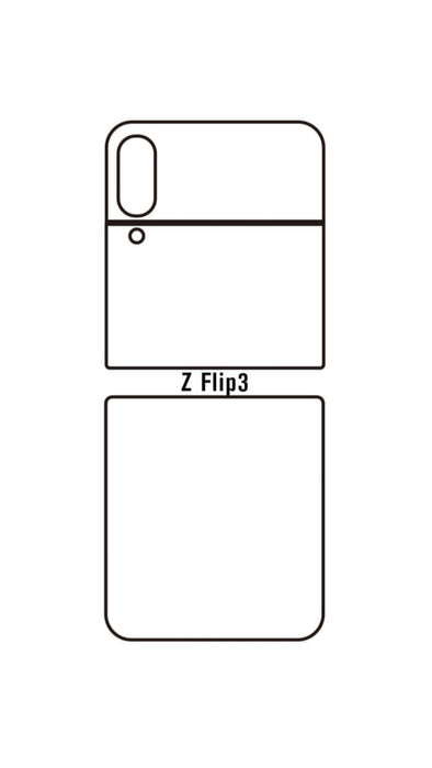Samsung Galaxy Z Flip 3 meilleure protection (Arrière)