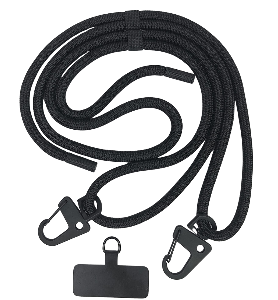 2 Correas De Seguridad En Espiral Para Móvil Con Mosquetón - Extensibles Hasta 80 Cm, Antirrobo Y Anti-caídas