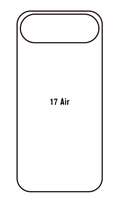 iPhone 17 Air Meilleure Protection Hydrogel  Face Arriere