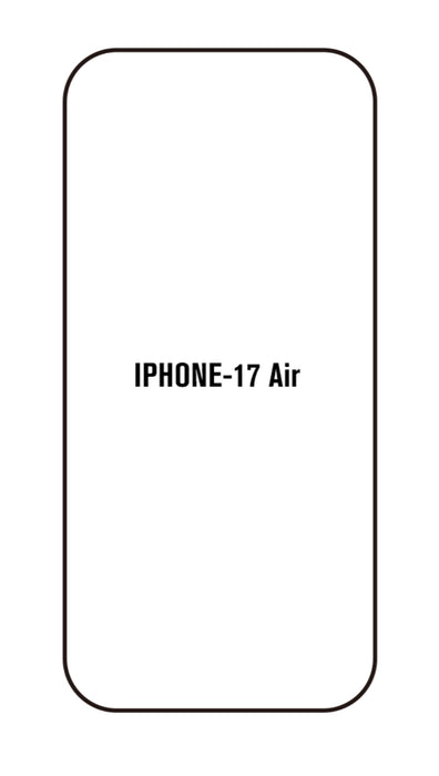 iPhone 17 Air Meilleure Protection Hydrogel  Face Avant 