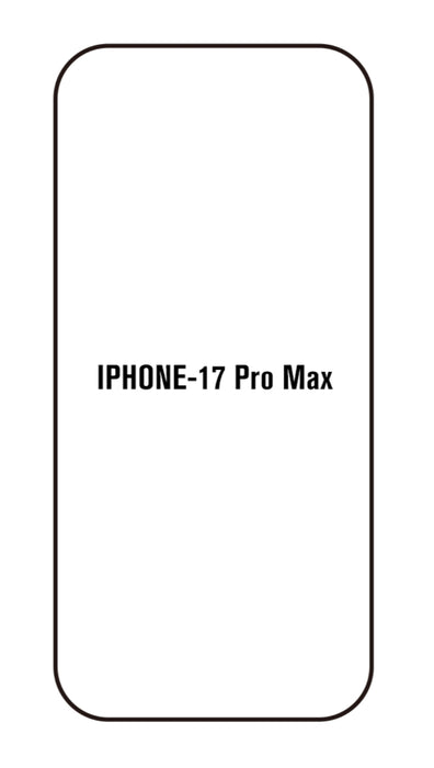 iPhone_17_Pro_Max_Meilleure_Protection_Hydrogel_Face_Avant