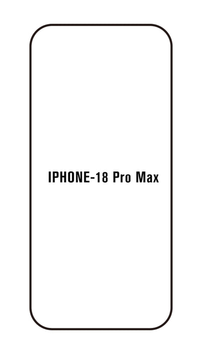 iPhone_18_Pro_Max_Meilleure_Protection_Hydrogel_Face_Avant