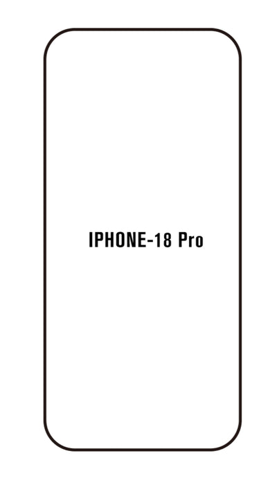 iPhone_18_Pro_Meilleure_Protection_Hydrogel_Face_Avant
