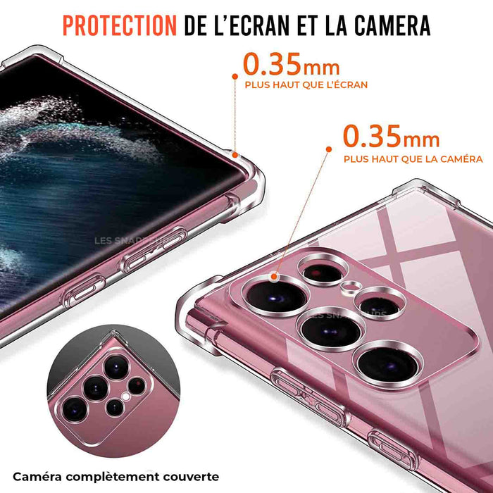 Coque Samsung Galaxy S23 Ultra 5G Protection Totale avec Film