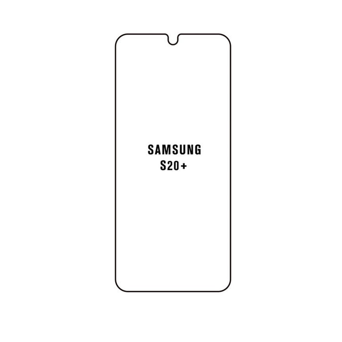 Protection d'écran en verre trempé pour Samsung Galaxy S20 Plus et objectif  d'appareil photo [reconnaissance des empreintes digitales] HD transparent