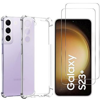 Samsung Galaxy S23 Plus Meilleure coque de protection + film hydrogel