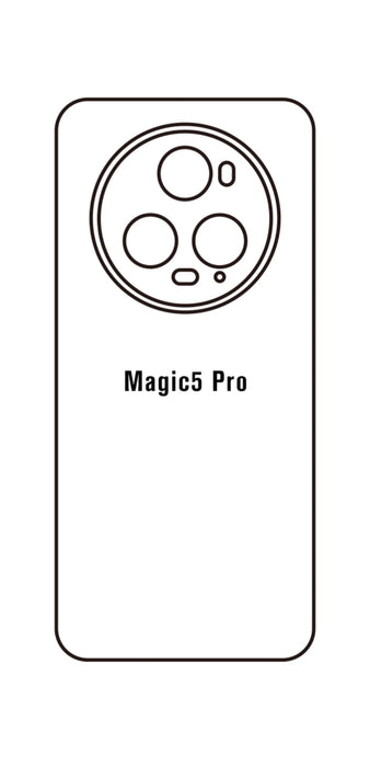 Honor Magic 5 Pro | Meilleure Protection Pour écran Incurvé (Arrière)