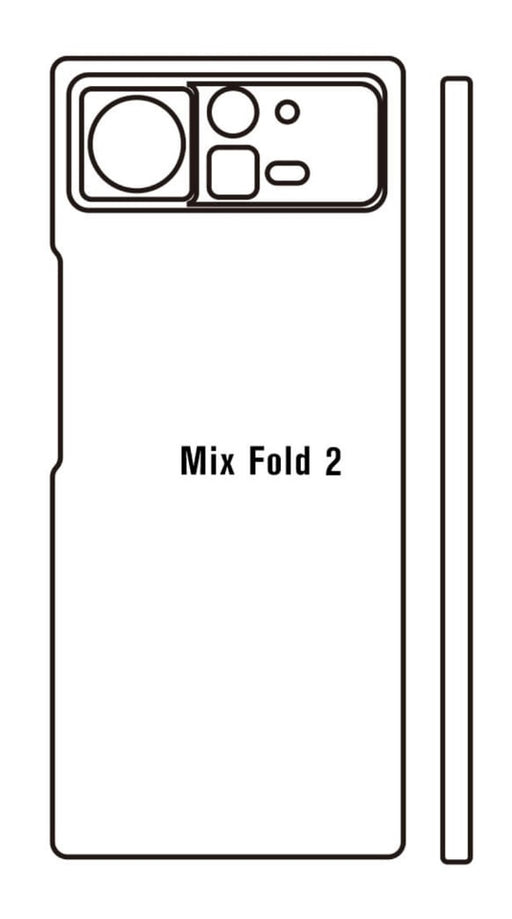 Mi Mix Fold 2 | Meilleure Protection Pour écran arrière