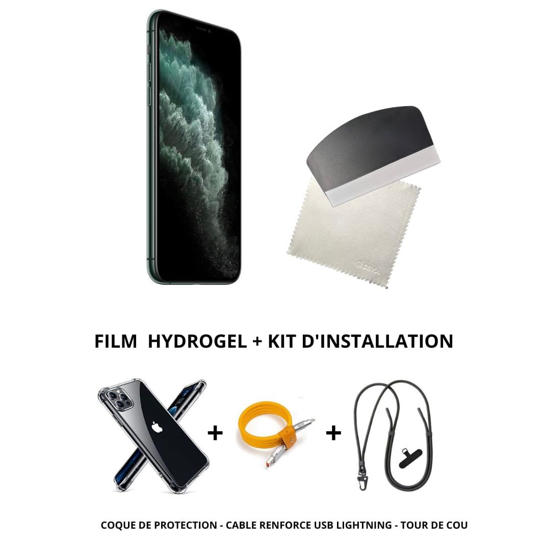 Film de protection en verre trempé iPhone X/10 ultra-transparent