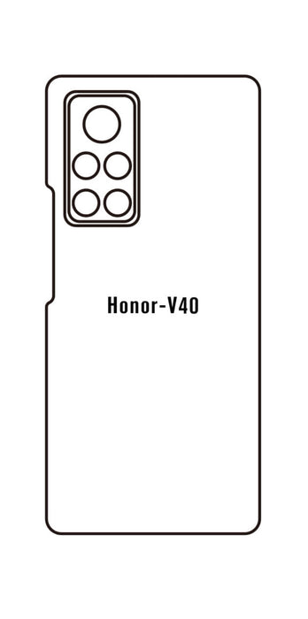 Honor V40 5G | Meilleure Protection Pour écran Incurvé (Arrière)