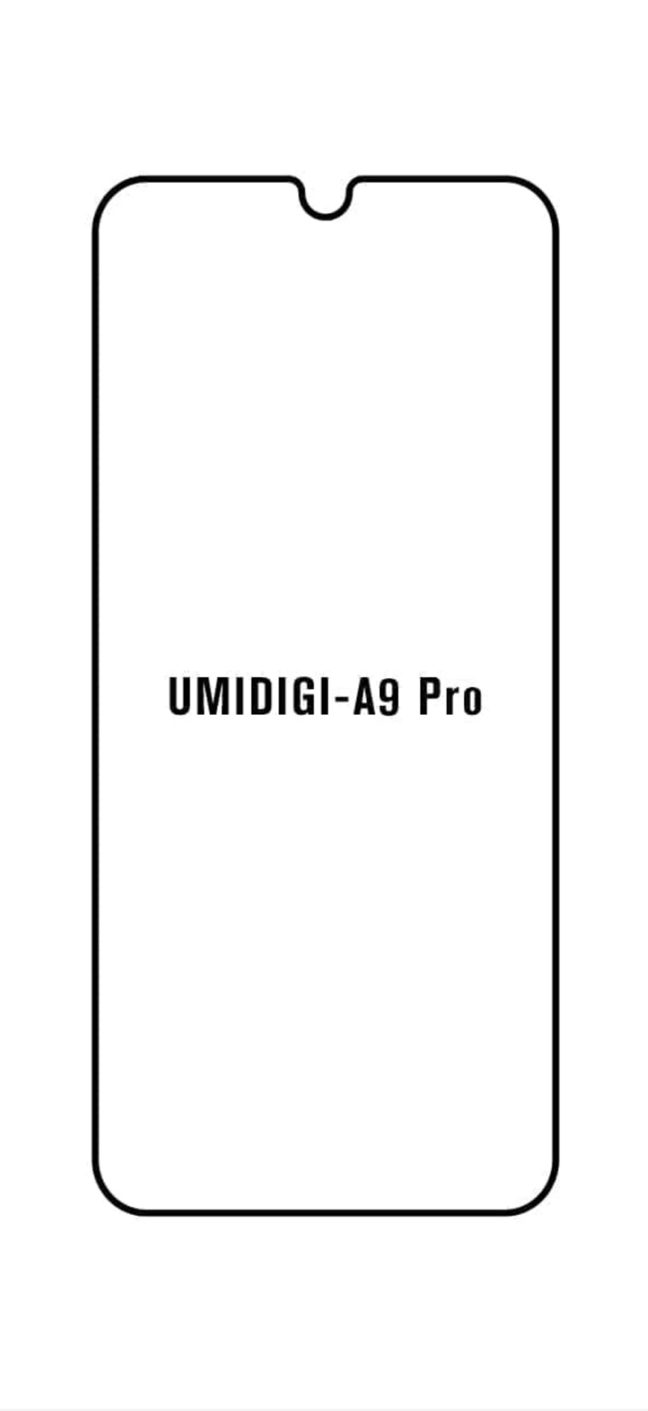 Coque TPU + Verre Trempé Pour Umidigi G9x (6.75") - Housse Silicone Transparente Fleur De Poire Blanche