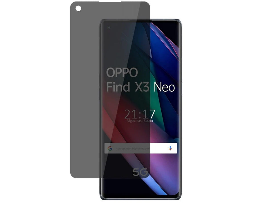 Oppo Find X3 Néo | Meilleure Protection Pour écran Incurvé (Anti espion)